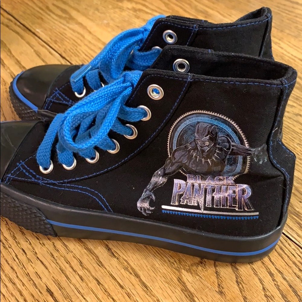 New Boys Black Panther Sneakers
